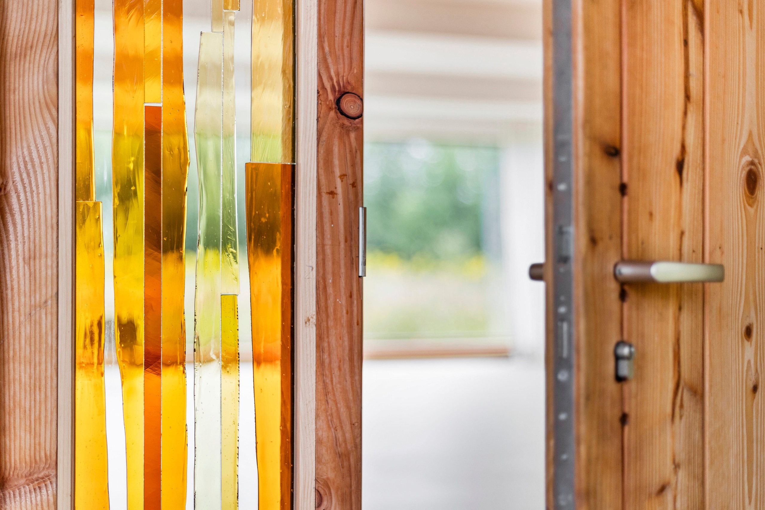 Main temple with its panoramic glass (sunrise with spider web)